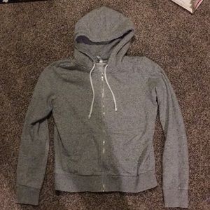 Grey Zip Up Hoodie
